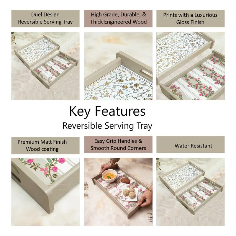 Zyra Wooden Serving Tray media 6
