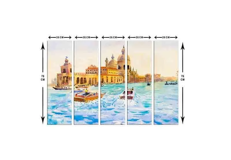 Harmandir Sahib Wall Art - Five Piece Set media 7