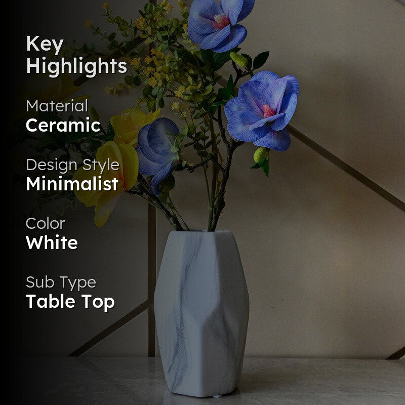 Opaline Marble Crest Vase media 2