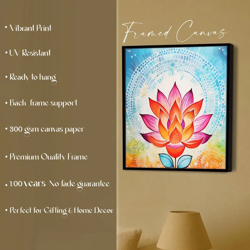 Sunlit Bloom Wall Art With Frame media 4