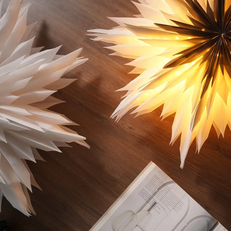 Fig Living Snowflake Flower Festive Light - White media 7