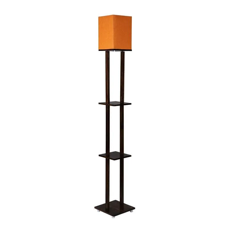 Evano Gleam Floor Lamp With Shelf media 4