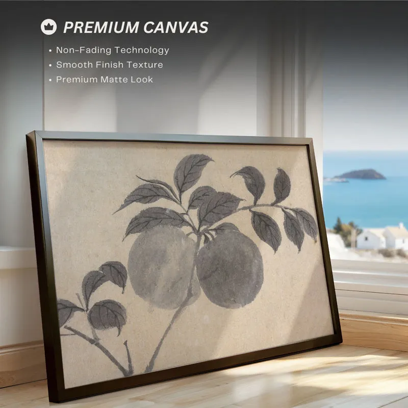 Fruitful Dreams Wood Wall Art With Frame - Black media 4