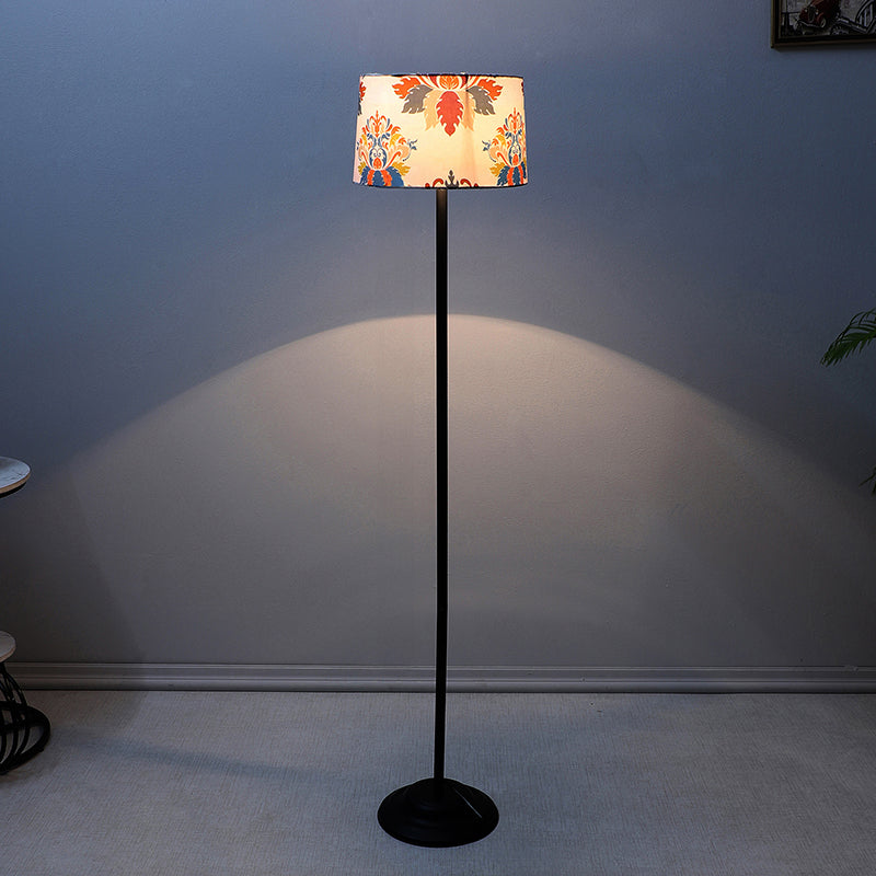 Nordlys Printed Metal Floor Lamp - Black