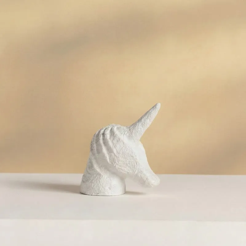 Fig Living Unicorn white Showpiece - White media 3
