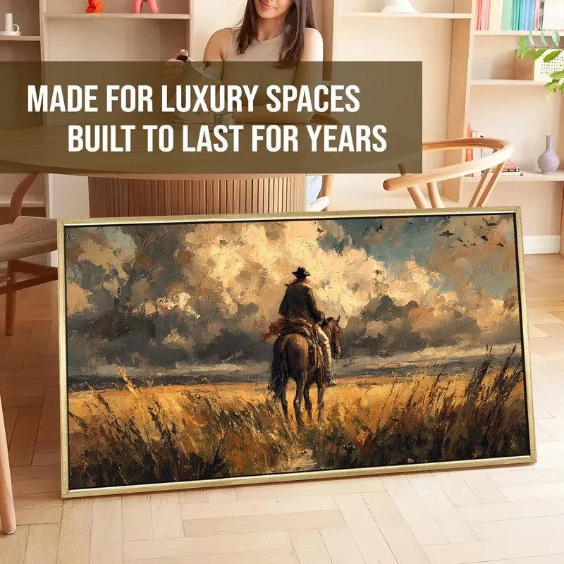 Longstride Canvas Wall Painting With Frame media 5