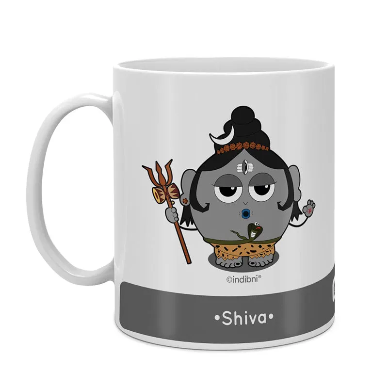Whimsy Cute Shiva Ceramic Coffee Mug - 300 mL media 3