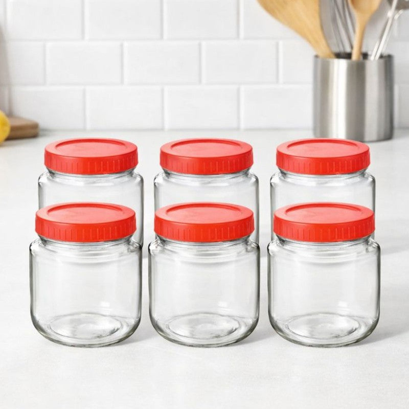PantryGlow Glass Jar (500 mL Each) - Set Of Six media 3