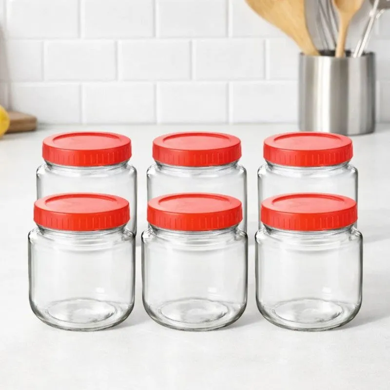 PantryGlow Glass Jar (500 mL Each) - Set Of Six media 3