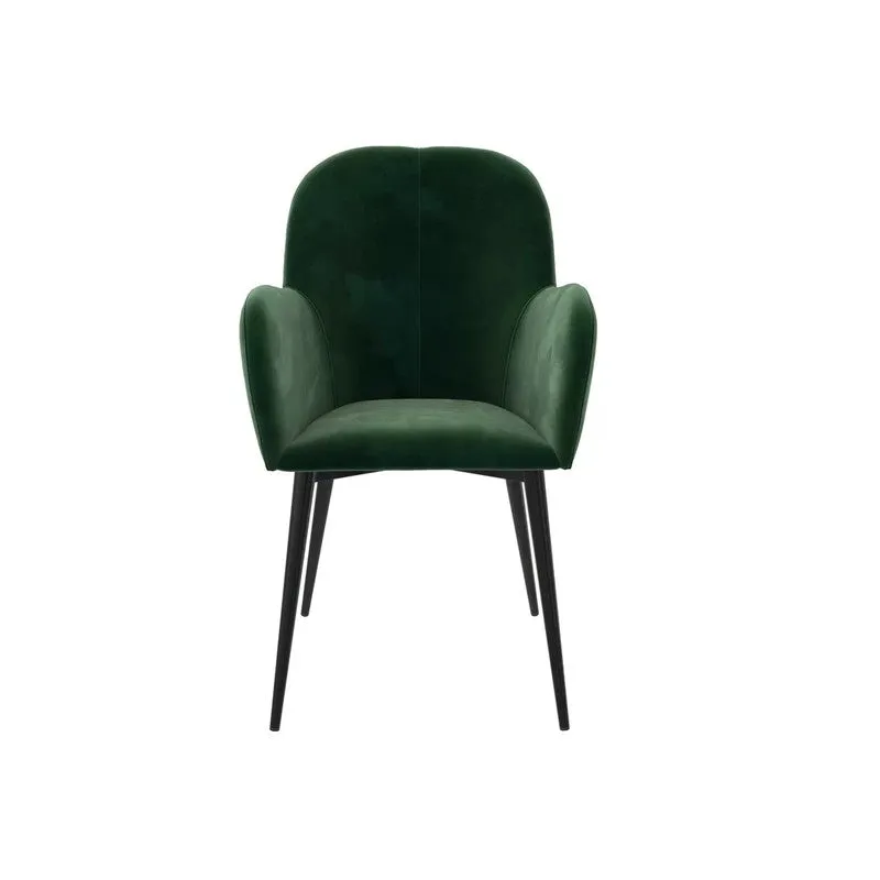 Fernix Metal Accent Chair - Green media 4