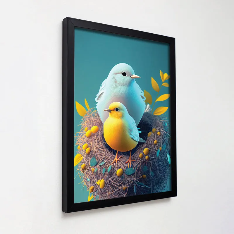 Sparrow Twin Wall Art media 5
