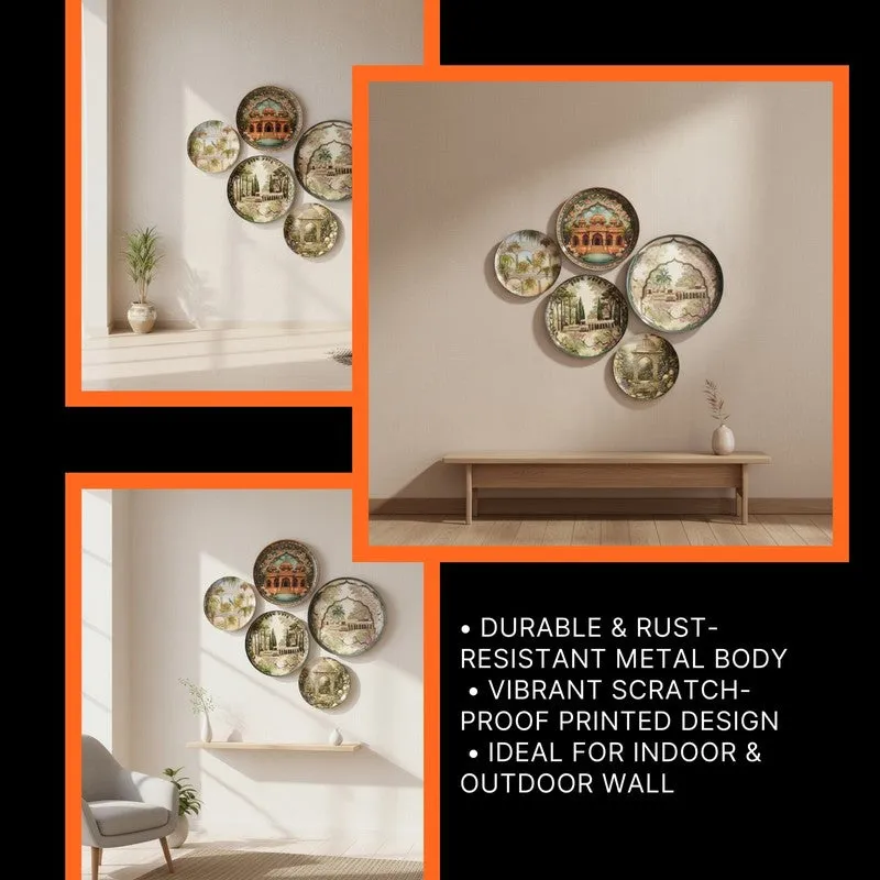 Rajwada Heritage Wall Plates - Set of Five media 8