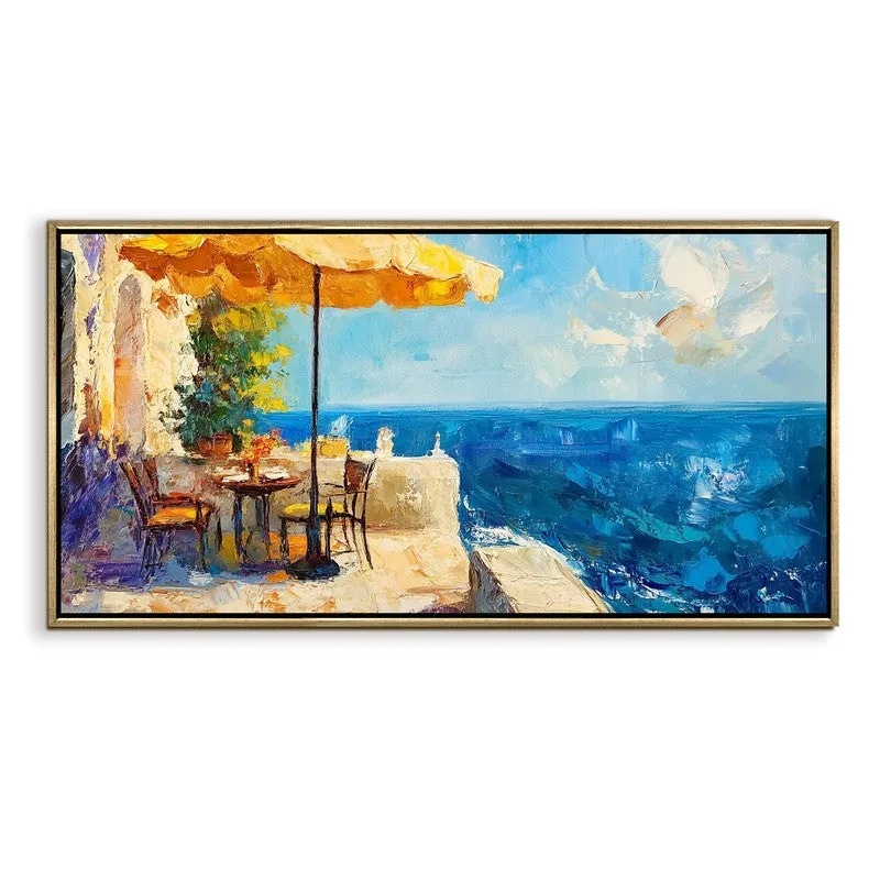 Salted Sunlight Canvas Wall Painting With Frame media 3