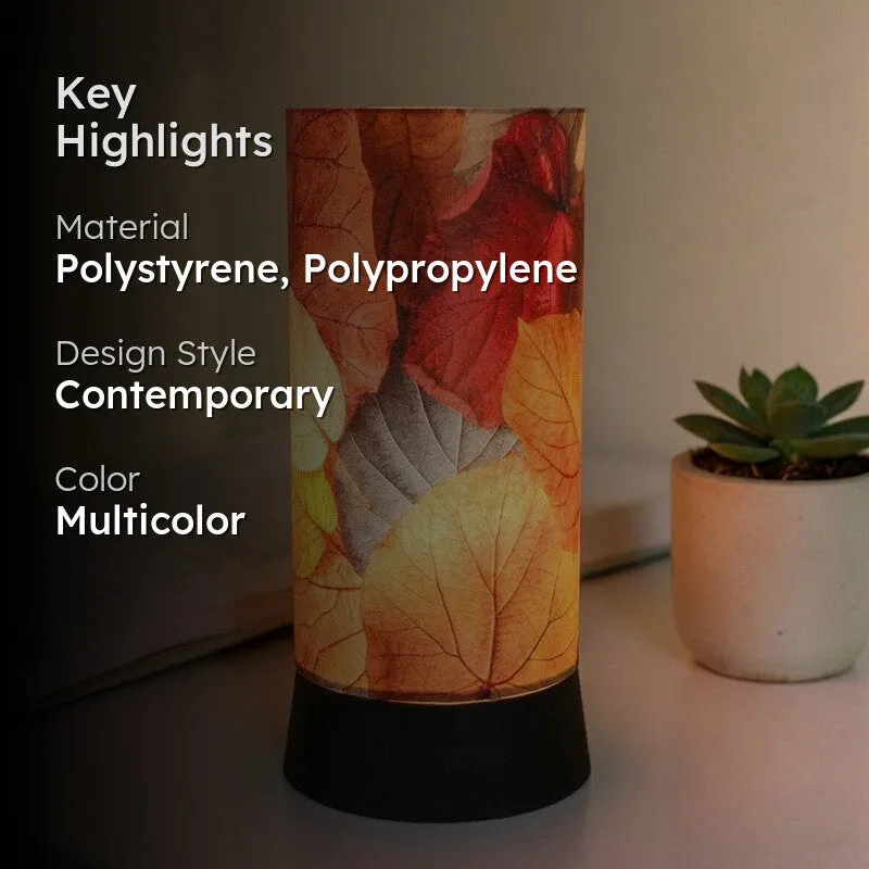 Autumn Leaf Vein Handmade Table Lamp media 2