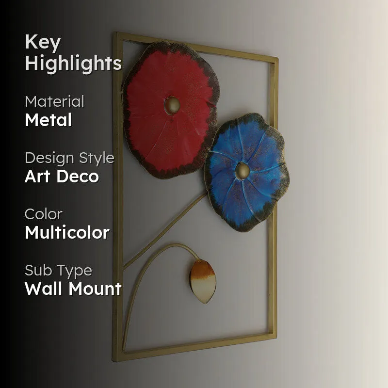 Sasha Flora Metal Wall Accent media 2