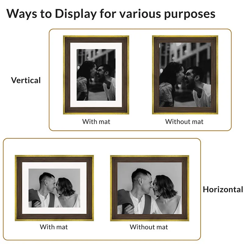 Timberina Lite Photo Frame (Gold) - Set Of Four media 5