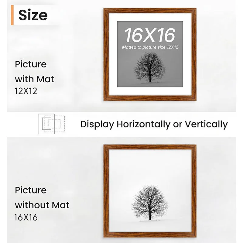 Driftwood Charm Photo Frame (Brown) - Set Of Two media 8