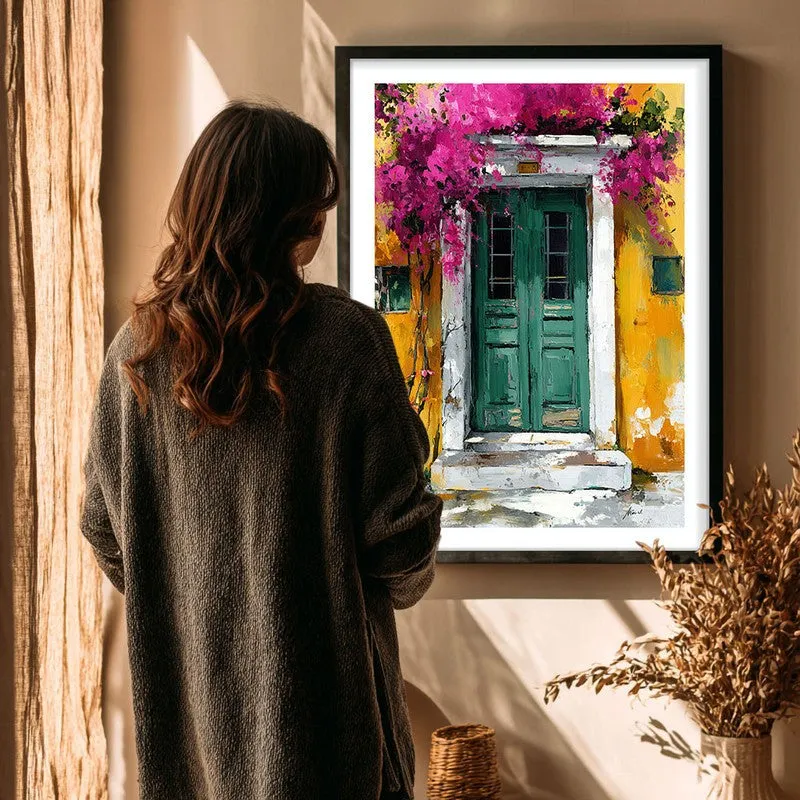 Eloria Canvas Wall Painting With Black Frame media 4