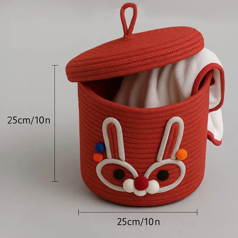Bunny Charm Cotton Basket media 5