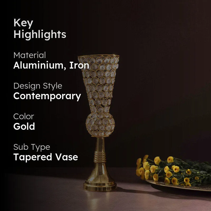 Irellis Bloom Vase (Gold) - Set Of Two media 2