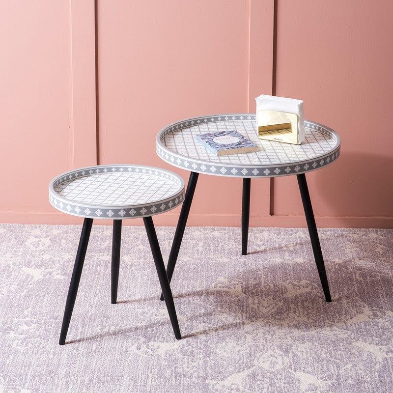 Metalia Moon Accent Table - Set Of Two