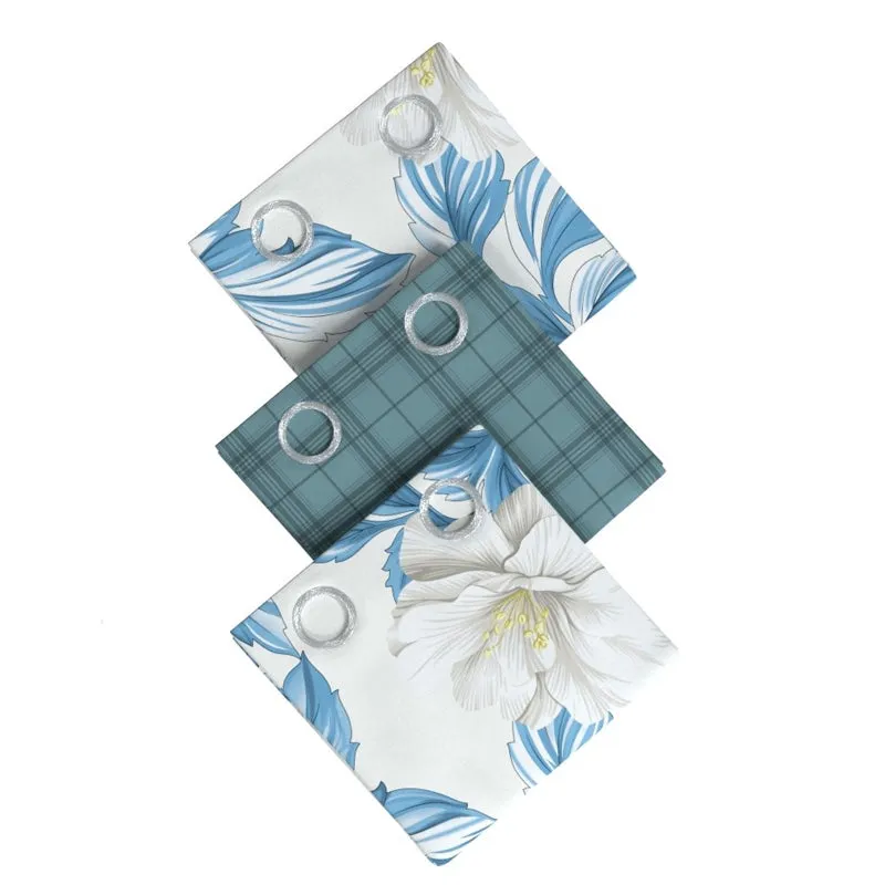 Maurine Printed Curtain - Set Of Three media 3