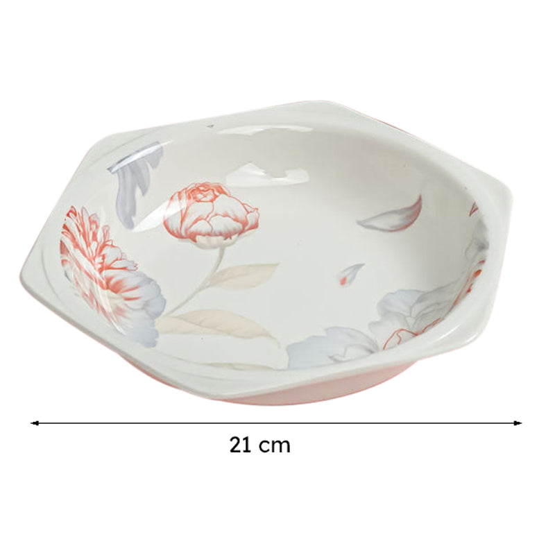 Mida Floral Pasta Plate - Set Of Two media 9