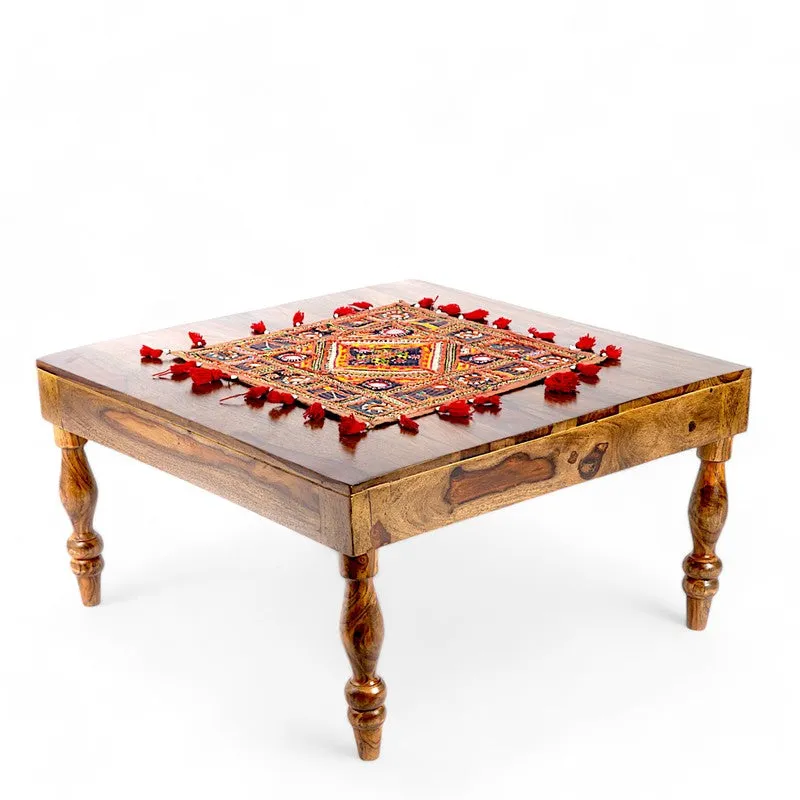 Oervon Sheesham Wooden Center Table - Brown media 4