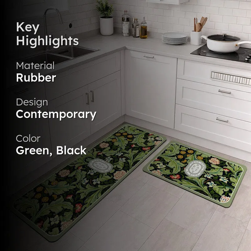 BloomStep Rubber Kitchen Floor Mats - Set of Two media 2
