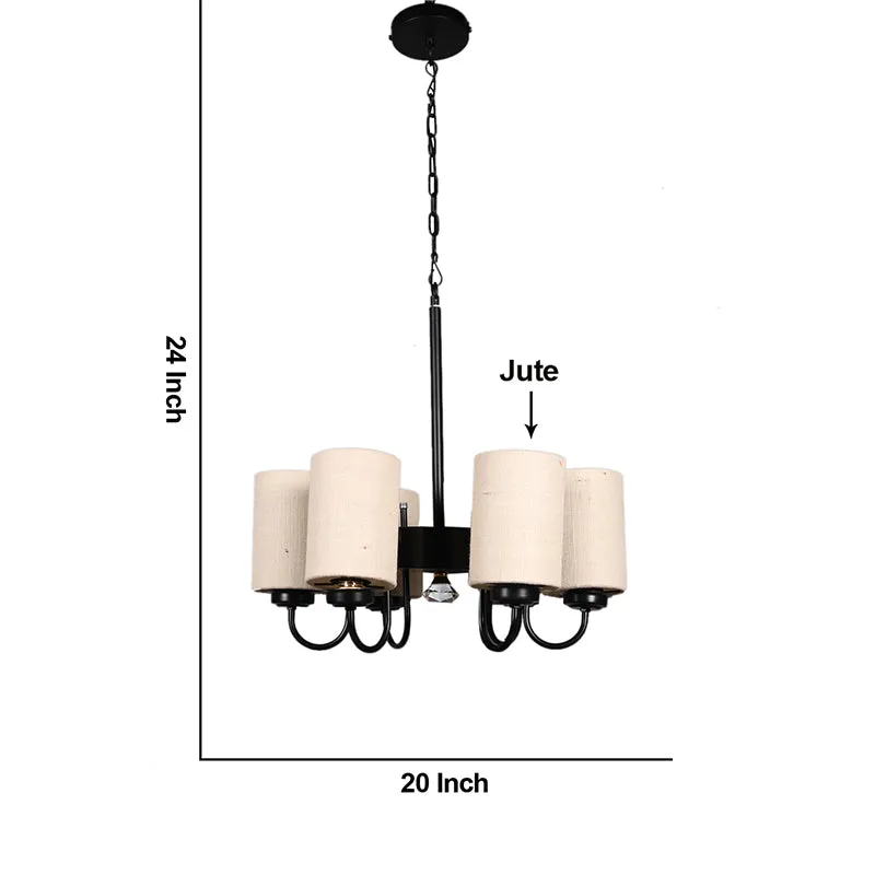 Viya Cylindrical Ceiling Lamp - White media 5