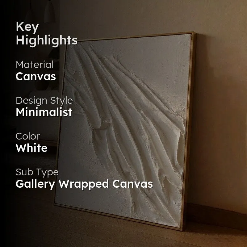 Draped Flow Handmade Canvas Wall Painting media 2