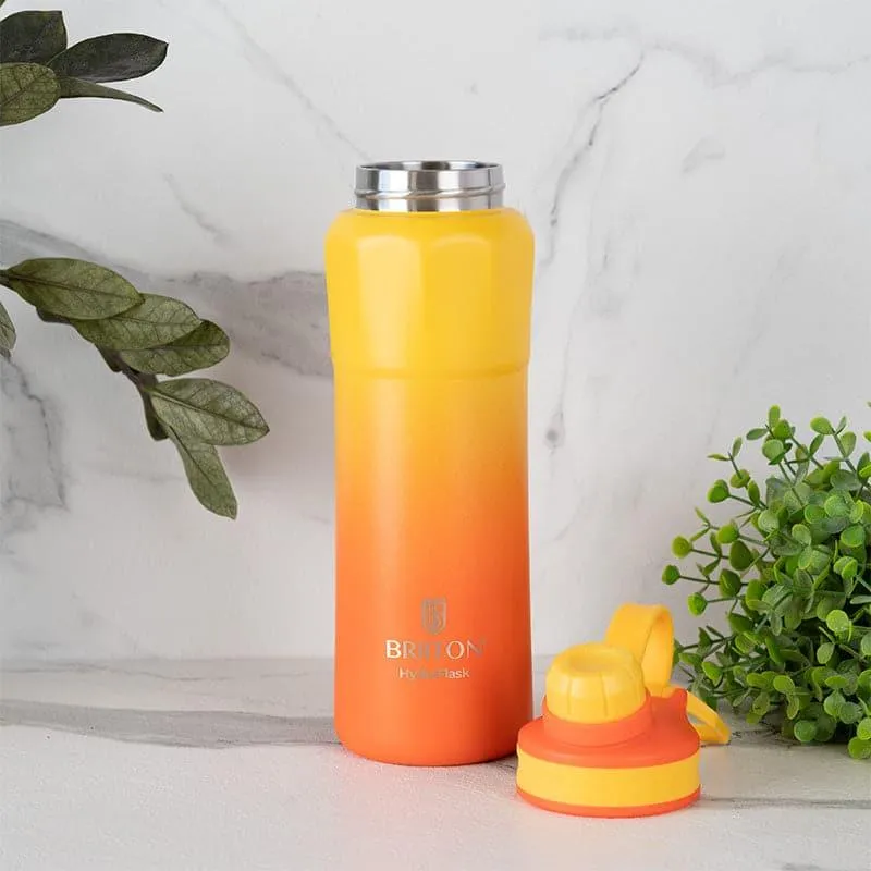 Serene Sip Hot & Cold Thermos Water Bottle (Pink & Yellow, 800 mL Each) - Set Of Two media 4