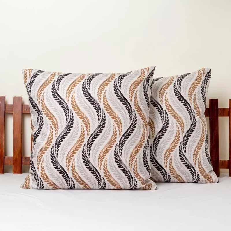 Wavy Abstraction Printed Cushion Cover media 3