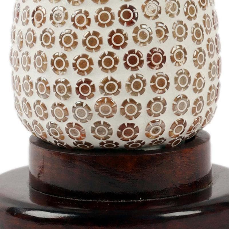 Floral Kink Glass Table Lamp - Multicolor media 6