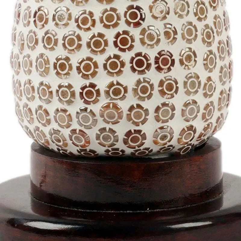 Floral Kink Glass Table Lamp - Multicolor media 6