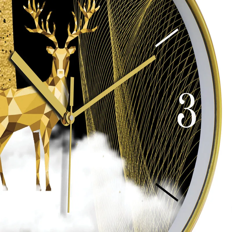 Hiro Sweep Silent Wall Clock media 5