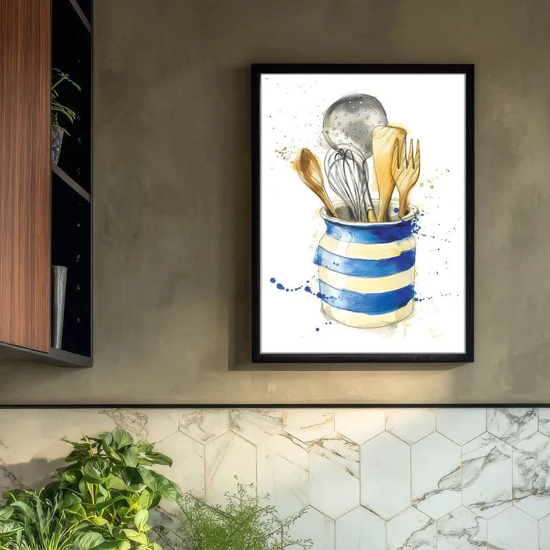 Spoon Studio Archival Canvas Wall Art - Black media 3