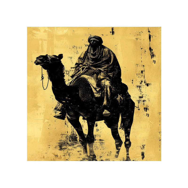 Camel Rider Poly Canvas Wall Painting media 5