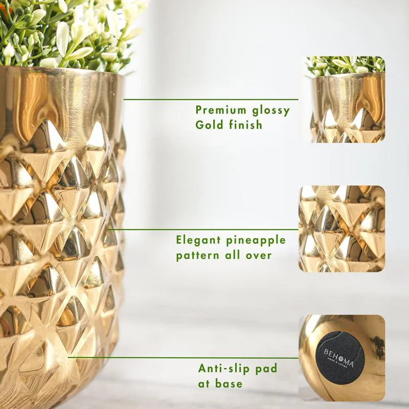 Pineapple Bite Planter - Set Of Two media 6