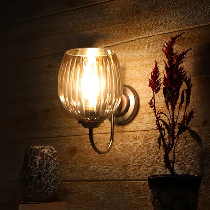 Onyx Glow Glass Wall Lamp media 4