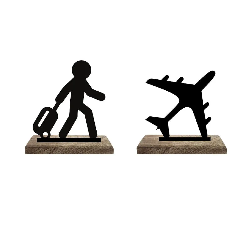 Wanderlust Showpiece - Set Of Two media 5