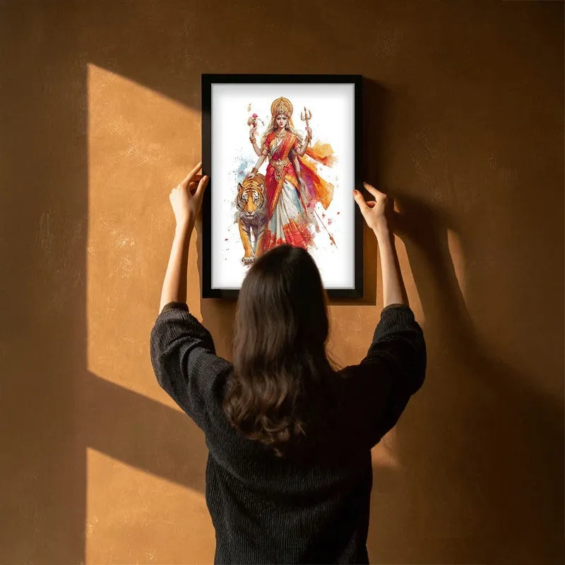 Auspicious Aura of Maa Durga Archival Paper Wall Art media 6