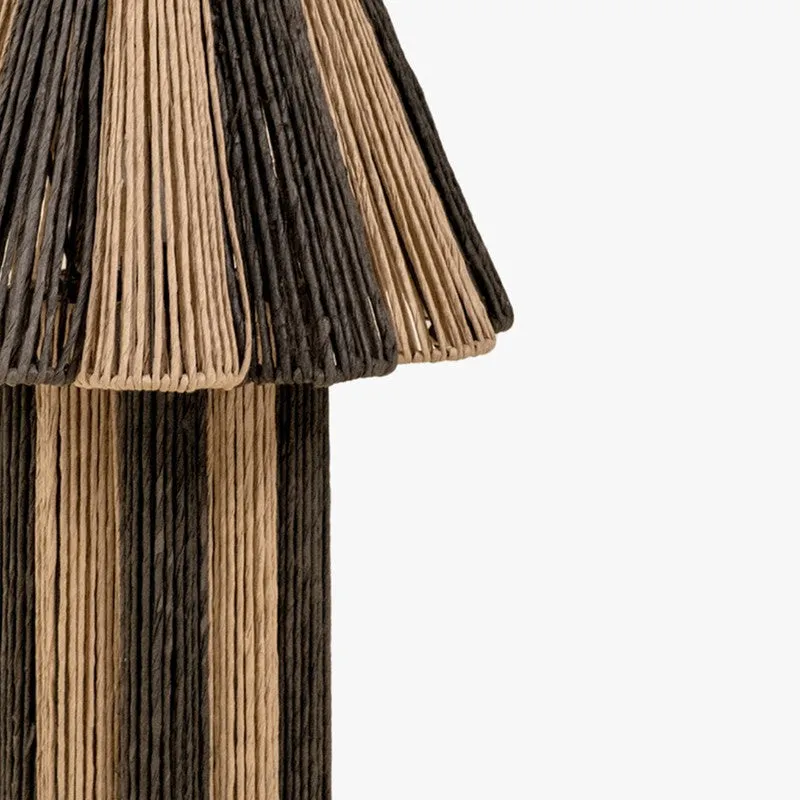 Orange Tree Kenji Marble Table Lamp - Black,Beige media 7