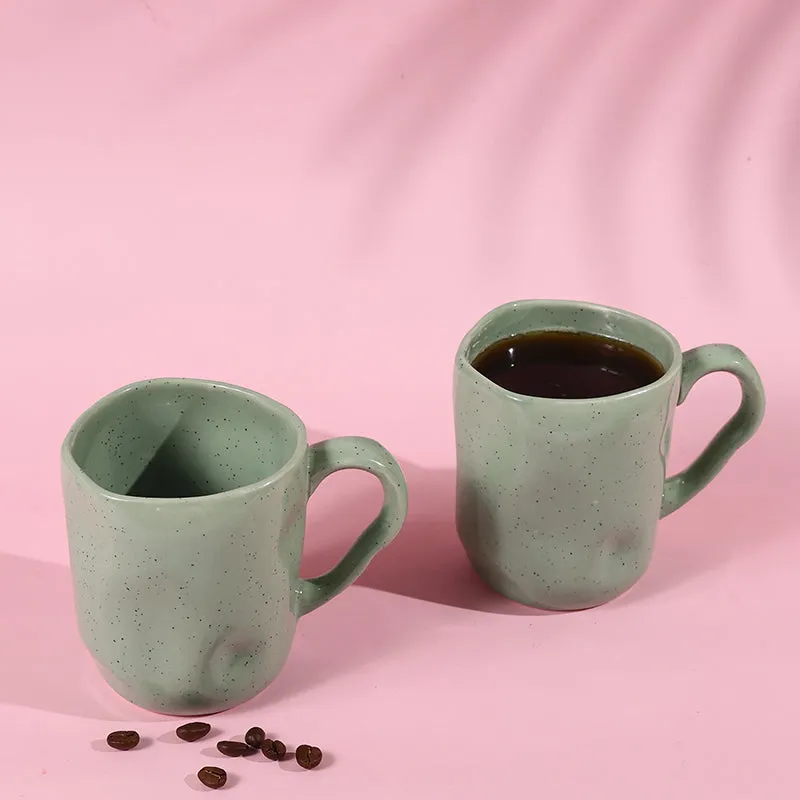 Moreno Ceramic Coffee Mug (320 mL) - Green media 4