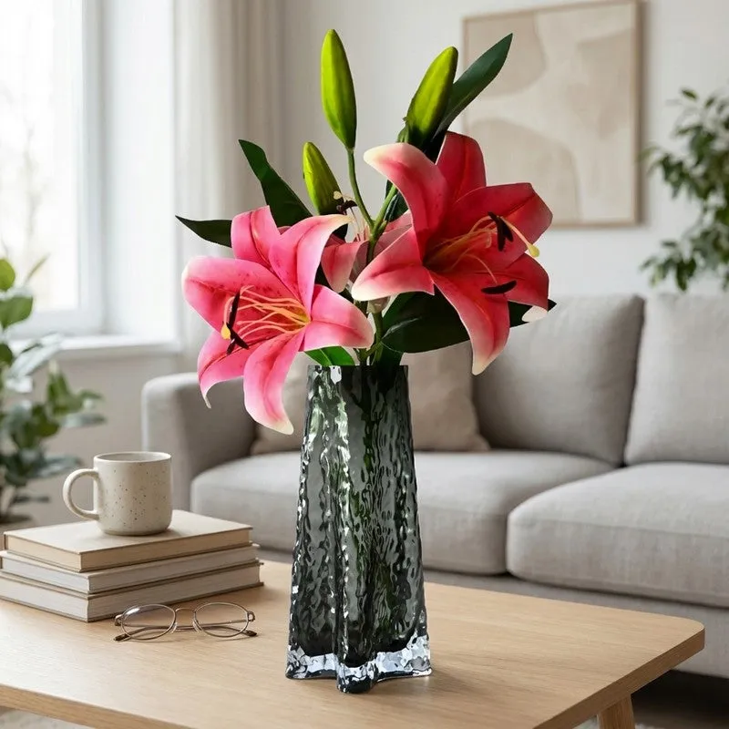 Opulence Designer Vase - Black media 1