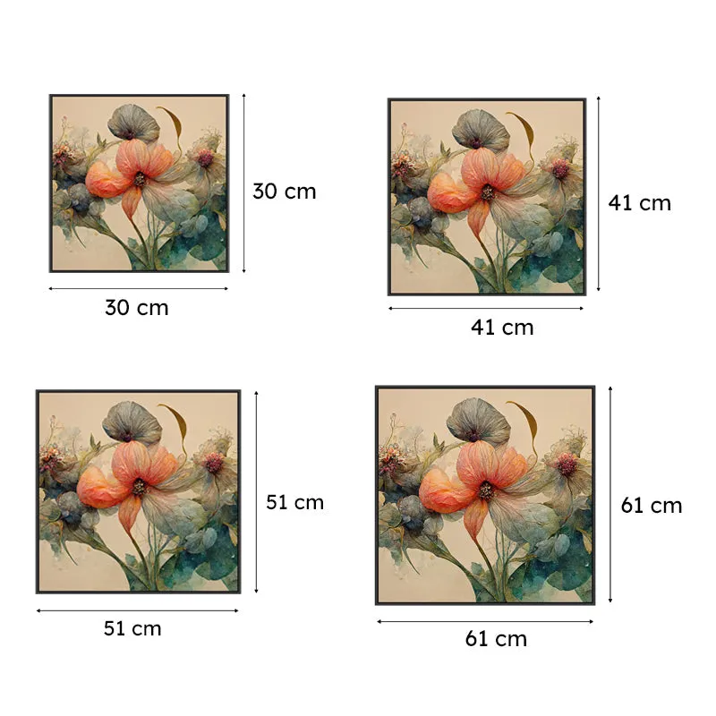 Abstract Bloom Bunch Wall Painting media 6