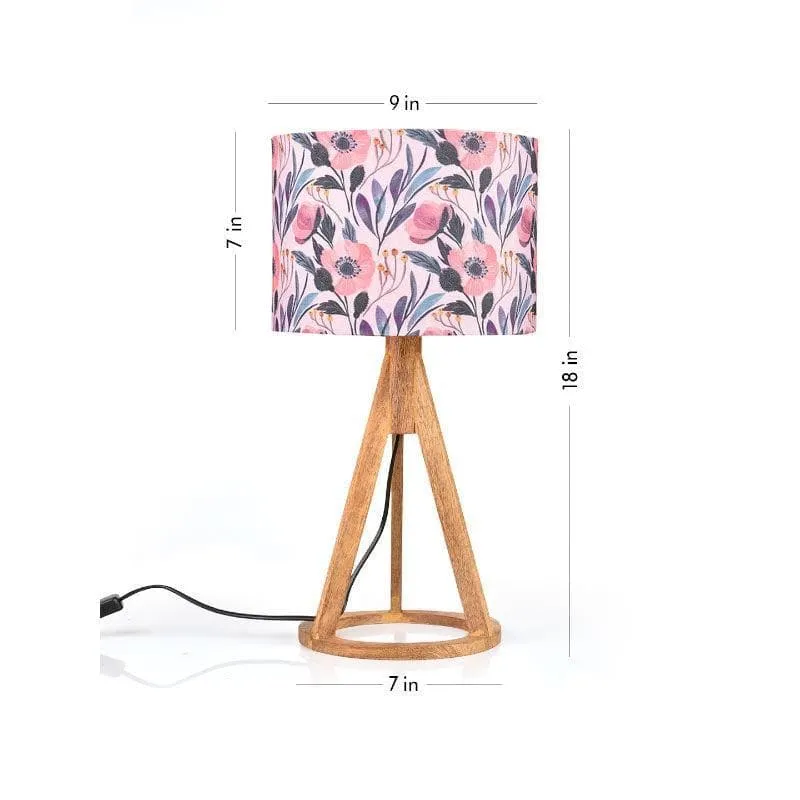 Pastel Party Tripod Fabric Table Lamp - Multicolor media 5