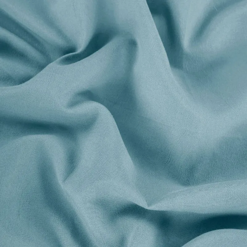 Cloud Drift Fitted Microfiber Bedsheet (Blue) - 140 GSM media 5