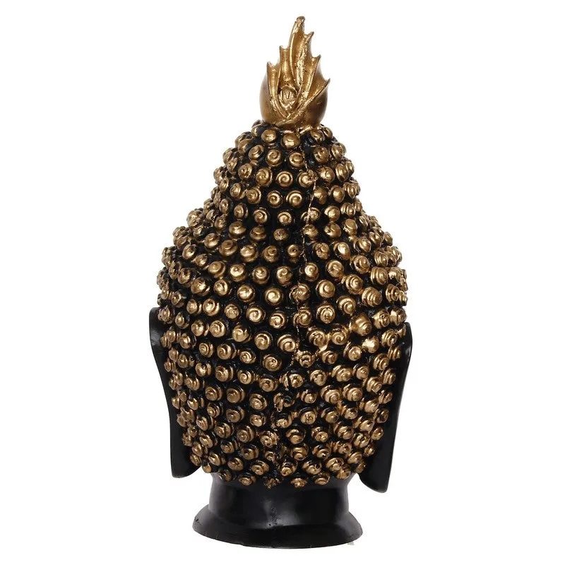 Tranquil Buddha Idol - Black media 7