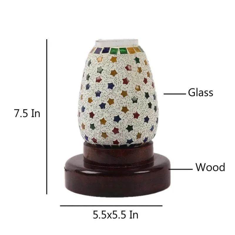 Subtle Stars Glass Table Lamp - Multicolor media 7